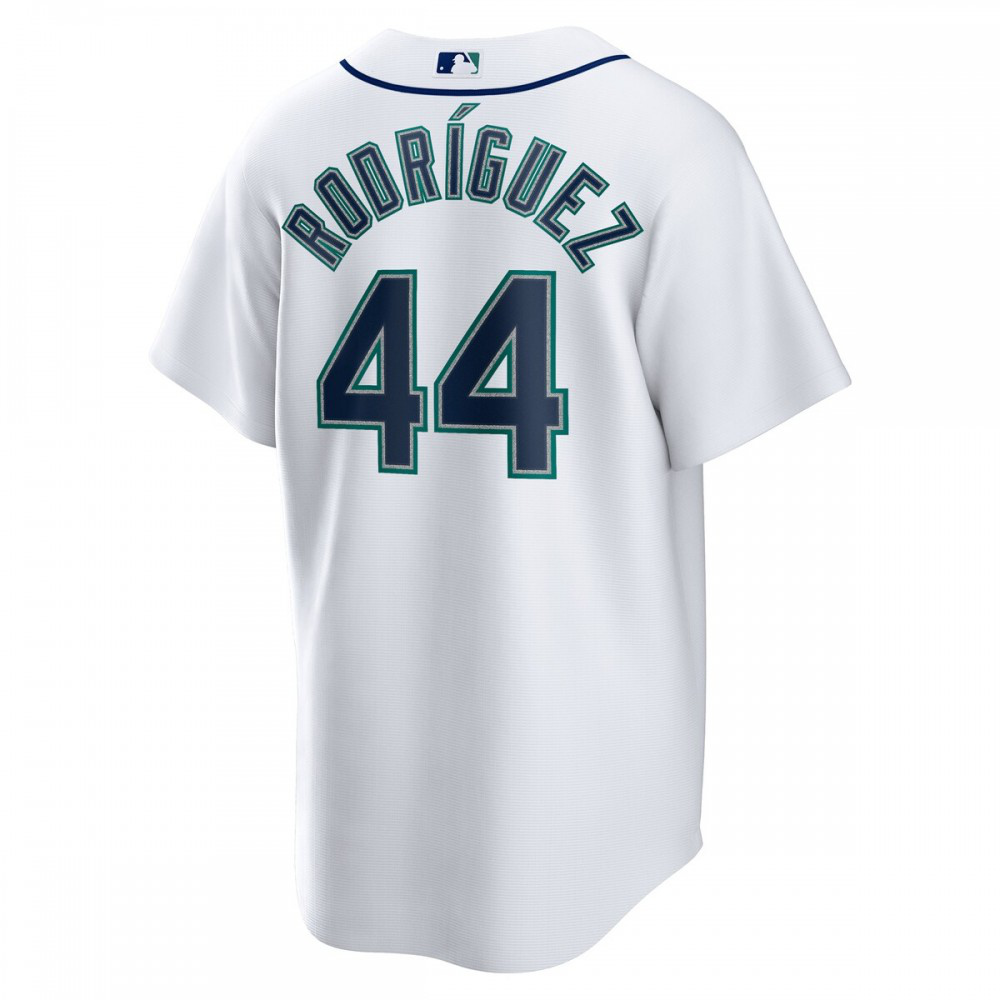 Julio Rodriguez Seattle Mariners Home Replica Player Jersey - White-Pro Kit Vault | Brand New 26/27 Sports Jerseys